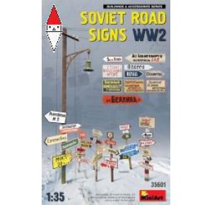 , , , MINI ART 1/35 SOVIET ROAD SIGNS WW2