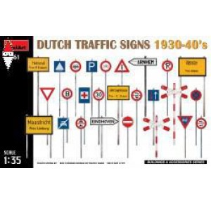, , , MINI ART 1/35 DUTCH TRAFFIC SIGNS 1930-40S