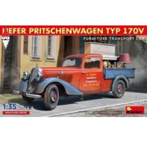 , , , MINIART 1/35 LIEFER PRITSCHENWAGEN TYP 170V FURNITURE TRANSPORT CAR