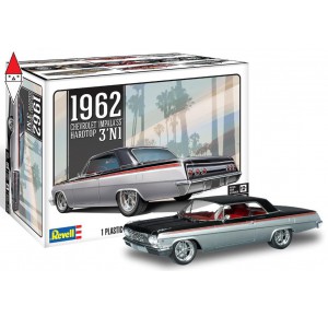 , , , MONOGRAM 1/25 1962 CHEVROLET IMPALA SS HARDTOP 3N1
