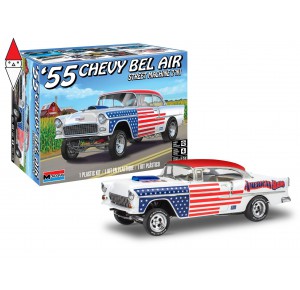 , , , MONOGRAM 1/24 1955 CHEVY BEL AIR STREET MACHINE
