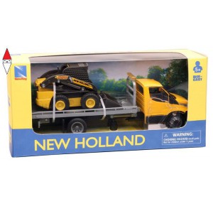 , , , MODELLINO STATICO NEW-RAY 1/36 IVECO DAILY ROLL-OFF