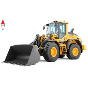, , , MODELLINO STATICO NEW-RAY MINI DIE CAST VOLVO L60H 14 CM
