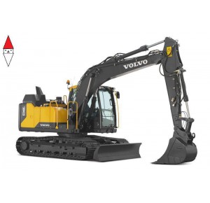 , , , MODELLINO STATICO NEW-RAY MINI DIE CAST VOLVO EC140E 14 CM