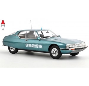 , , , 1/12 NOREV CITROEN SM MASERATI GENDARMERIE 1973 LIGHT BLUE