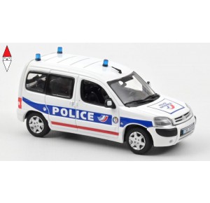 , , , 1/43 NOREV CITROEN BERLINGO POLICE NATIONALE BRIGADE FLUVIALE 2004 WHITE