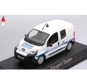 , , , 1/43 NOREV PEUGEOT BIPPER POLICE MUNICIPALE 2009 WHITE