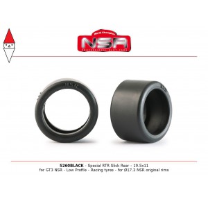 , , , NSR SPECIAL RTR SLICK 3/32 REAR FOR GT3 NSR 19.5X11 RACING TYRES