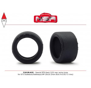 , , , NSR SPECIAL RTR SLICK 3/32 REAR FOR GT3 SCALEAUTO/SIDEWAYS/LMP 20X10