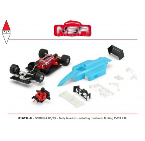 , , , NSR FORMULA NSR 86/89 BODY BLUE KIT: INCLUDING MECHANIC IL KING EVO3 21K