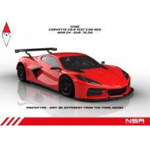 , , , NSR CORVETTE C8-R - TEST CAR RED - AW KING 21 EVO3