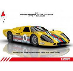, , , NSR FORD MKIV MARTINI RACING LIVERY YELLOW N11 SW SHARK 21.5 EVO