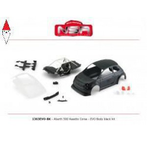 , , , NSR ABARTH 500 ASSETTO CORSE BODY KIT BLACK