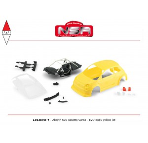 , , , NSR ABARTH 500 ASSETTO CORSE EVO BODY KIT YELLOW
