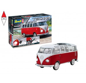 , , , REVELL 1/16 VOLKSWAGEN T1 SAMBA BUS (TECHNIK)