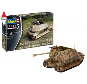 , , , REVELL 1/35 MARDER I - 7.5CM PA.K. 40 (SF.)
