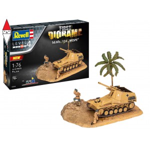 , , , REVELL 1/76 FIRST DIORAMA SET - SD.KFZ. 124 WESPE