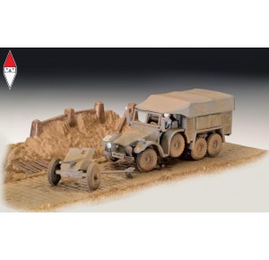 , , , REVELL 1/76 KRUPP PROTZE KFZ 69 WITH 3.7CM PAK