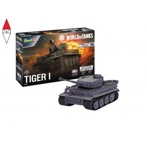 , , , REVELL 1/72 WORLD OF TANKS TIGER I (EASY-CLICK SYSTEM)