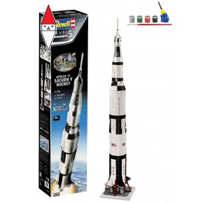 , , , REVELL 1/96 APOLLO 11 SATURN V ROCKET (50 YEARS MOON LANDING)
