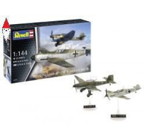 , , , REVELL 1/144 MESSERSCHMITT BF109E AND JUNKERS JU87B