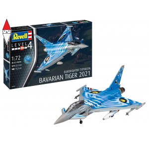 , , , REVELL 1/72 EUROFIGHTER TYPHOON BAVARIAN TIGER 2021