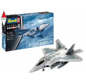 , , , REVELL 1/72 LOCKHEED MARTIN F-22A RAPTOR