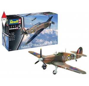 , , , REVELL 1/32 HAWKER HURRICANE MK IIB