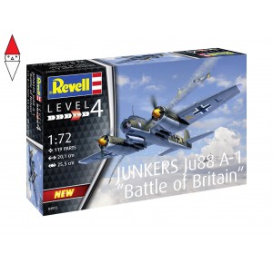 , , , REVELL 1/72 JUNKERS JU88 A-1 BATTLE OF BRITAIN