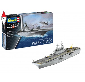 , , , REVELL 1/700 US NAVY ASSAULT CARRIER WASP CLASS