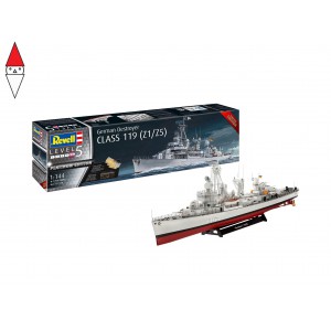 , , , REVELL 1/144 GERMAN DESTROYER CLASS 119 (Z1/Z5)