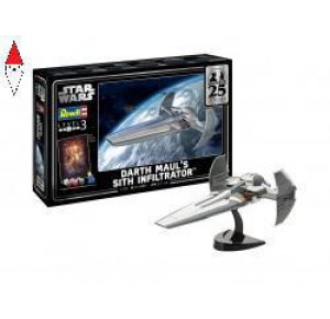 , , , REVELL 1/120 GIFT SET EPISODE 1 25TH DARTH MAULS SITH INFILTRATOR