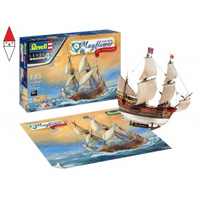 , , , REVELL 1/83 GIFT SET MAYFLOWER 400TH ANNIVERSARY