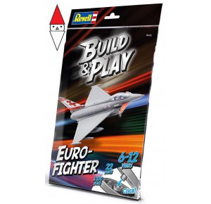 , , , REVELL 1/100 BUILD AND PLAY EUROFIGHTER TYPHOON