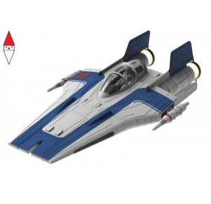 , , , REVELL 1/144 STAR WARS  RESISTANCE A-WING FIGHTER BLUE (EPISODE VIII)