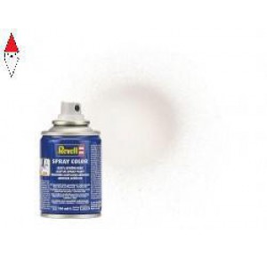 , , , SPRAY PLASTICA MODELLISMO REVELL SPRAY WHITE GLOSS 100ML
