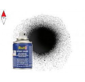 , , , SPRAY PLASTICA MODELLISMO REVELL SPRAY BLACK GLOSS 100ML