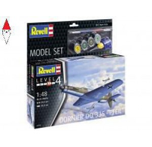, , , REVELL 1/48 MODEL SET DORNIER DO335 PFEIL