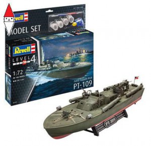 , , , REVELL 1/72 MODEL SET PATROL TORPEDO BOAT PT-109