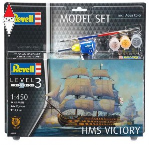 , , , REVELL 1/450 MODEL SET HMS VICTORY