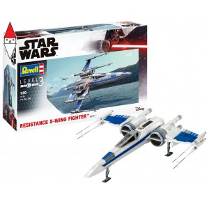 , , , REVELL 1/50 MODEL SET RESISTANCE X-WING FIGHTER