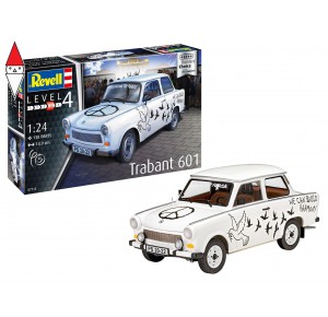 , , , REVELL 1/24 MODEL SET TRABANT 601  BUILDER S CHOICE