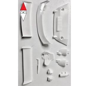 , , , REVOSLOT PORSCHE 911 GT2 - WHITE BODY PARTS SET