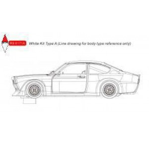 , , , REVOSLOT OPEL KADETT GT/E - WHITE KIT TYPE A (CIRCUIT)