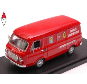 , , , 1/43 RIO FIAT 238 VAN ASSISTENZA CORSE SCUDERIE FILIPINETTI 1970 RED