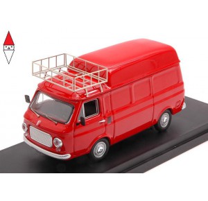 , , , 1/43 RIO FIAT 238 VAN TETTO ALTO CON PORTAPACCHI 1965 - HIGH ROOF WITH RACK RED