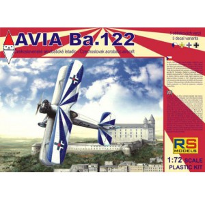 , , , KIT COSTRUZIONE RS MODELS 1/72 AVIA BA.122 WITH AVIA RK17
