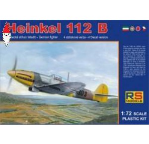 , , , RS MODELS 1/72 HEINKEL 112 HUNGARY (4 DECAL V. FOR HUNGARY. CZECH. GB. JAPAN)