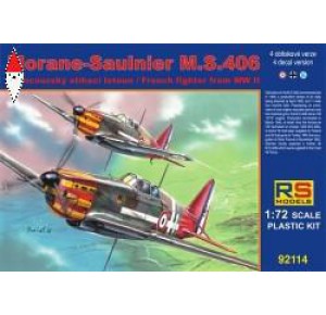 , , , RS MODELS 1/72 MORANE SAULNIER MS.406 4 DECAL V. FOR VICHY, LUFTWAFFE, FINLAND