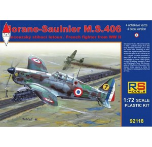 , , , RS MODELS 1/72 MORANE SAULNIER MS.406 FRANCE